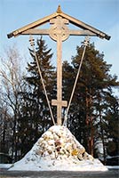 Поклонный крест на Бутовском полигоне