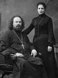 Священник Любимов Александр с матушкой
