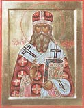 Священномученик архиепископ Александр Трапицын, икона